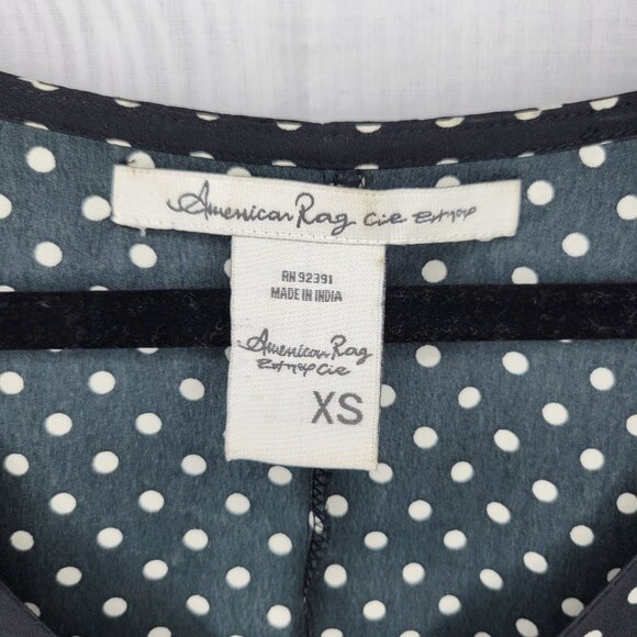 American Rag Black & White Polka Dot Dress - XS - Picture 7 of 10